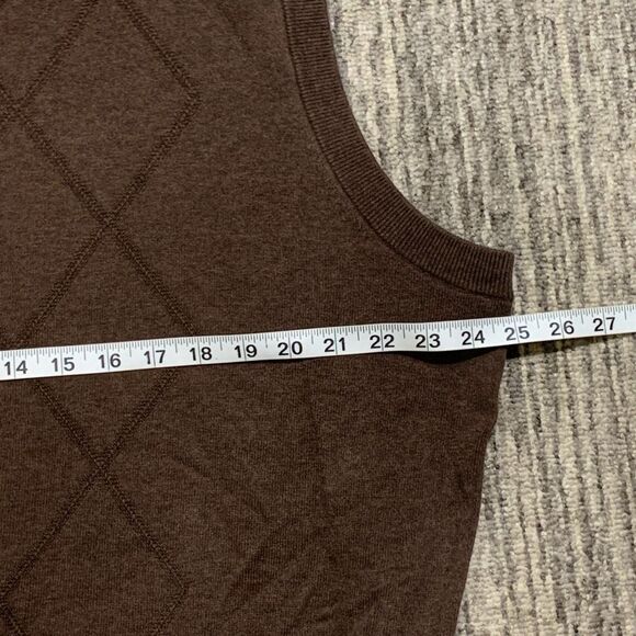 Vintage Y2K Roundtree & Yorke Men's XL 100% Cotton Vest Jacket‎ Grandpa Core - Picture 3 of 5